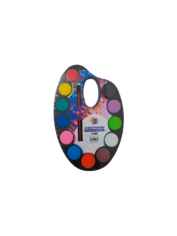 Acuarela Artística Ah Royal Grande X 12 Colores  1