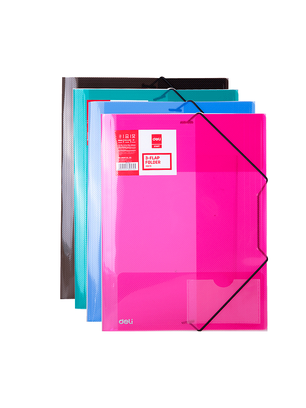 Carpeta 3 Solapa A4 Start Traslucida  1