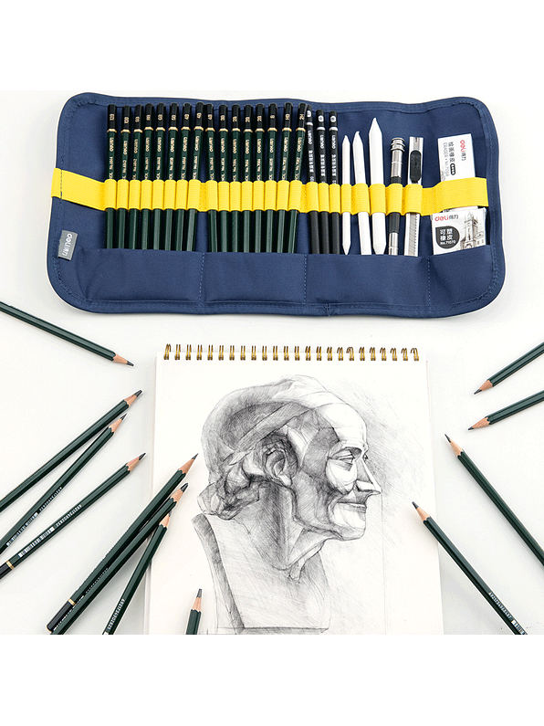 Set De Dibujo Artístico X 26 Piezas  3