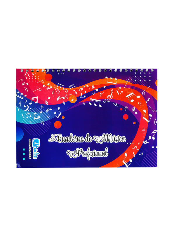 Cuaderno Música Argollado Profesional X 50 Hojas  1