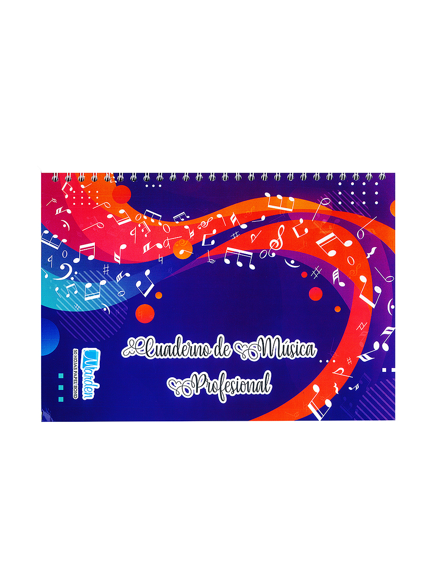 Cuaderno Música Argollado Profesional X 50 Hojas  1
