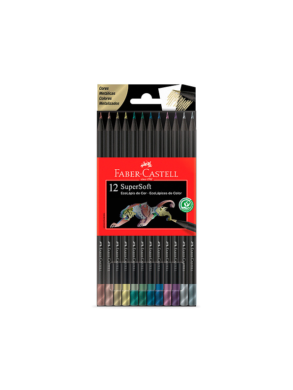 Colores Supersoft Metalizados X 12 Unidades 1