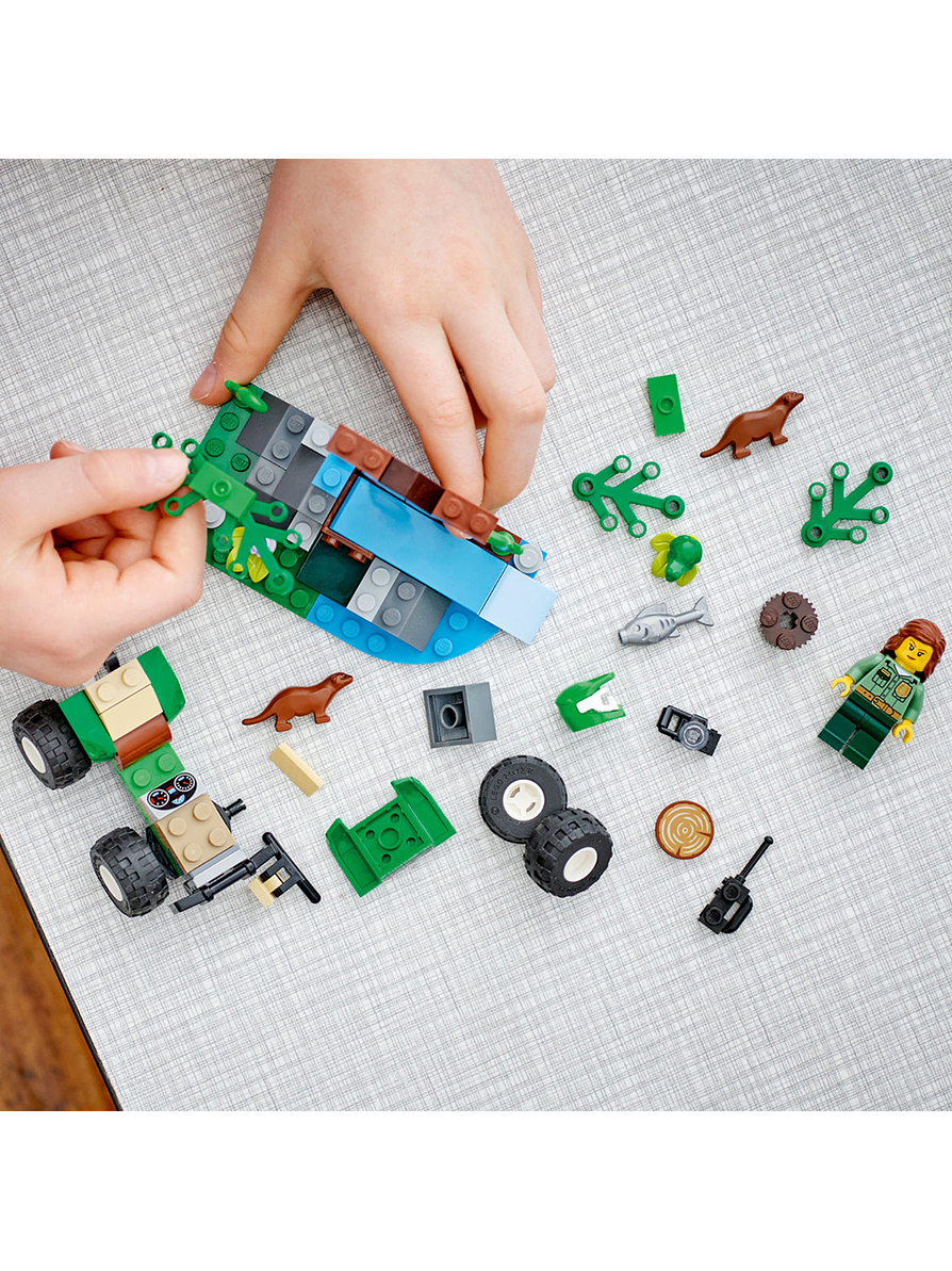 Lego City Cuatrimoto Y Hábitat De La Nutria  6