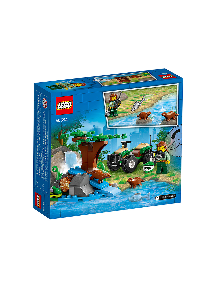 Lego City Cuatrimoto Y Hábitat De La Nutria  3