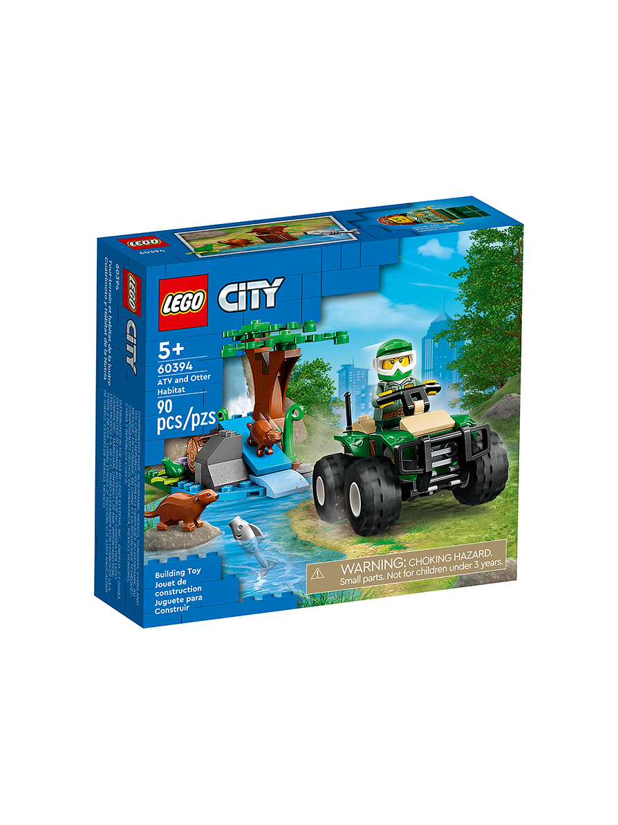 Lego City Cuatrimoto Y Hábitat De La Nutria  1