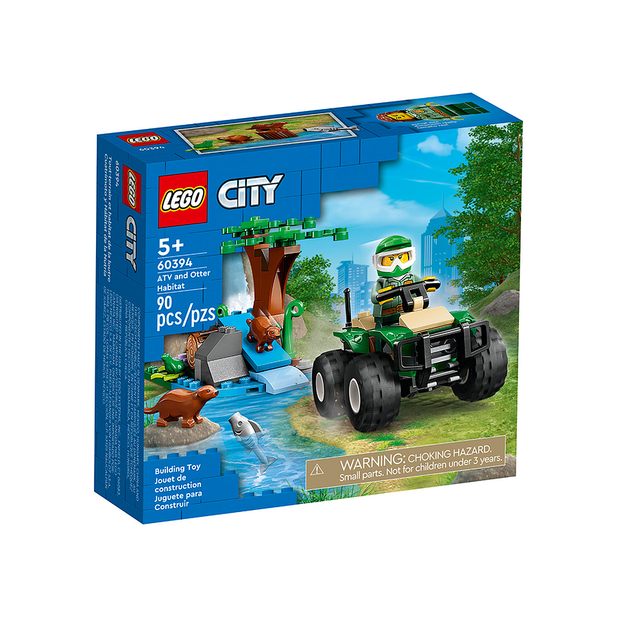 Lego City Cuatrimoto Y Hábitat De La Nutria  1