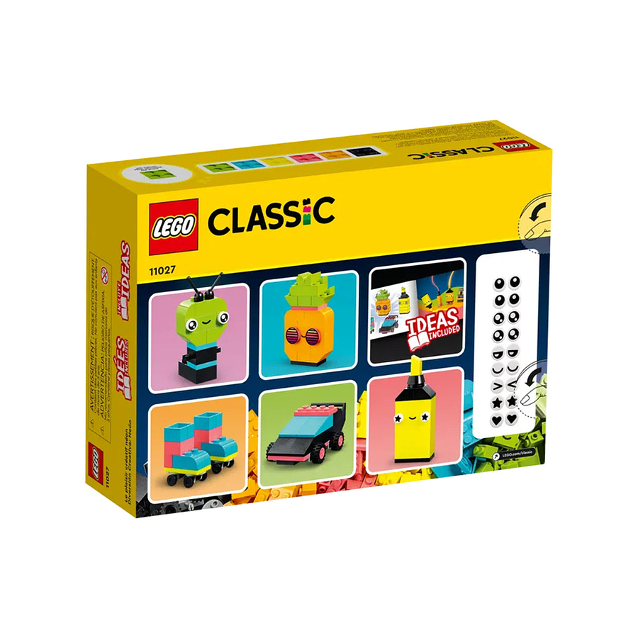 Lego Classic Diversión Creativa Neón  3
