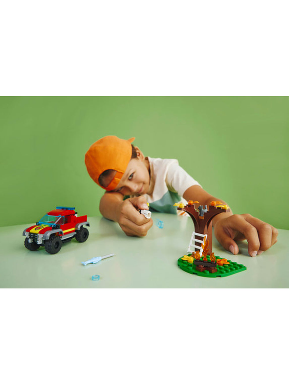 Lego City Camión De Rescate 4X4 De Bomberos  4