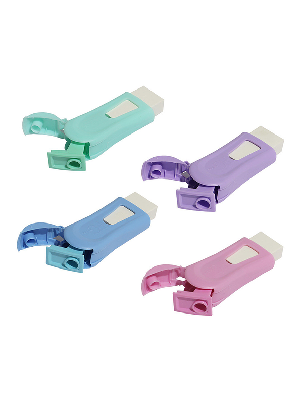 Tajalápiz Borrador Faber-Castell T-K Mix Pastel  1