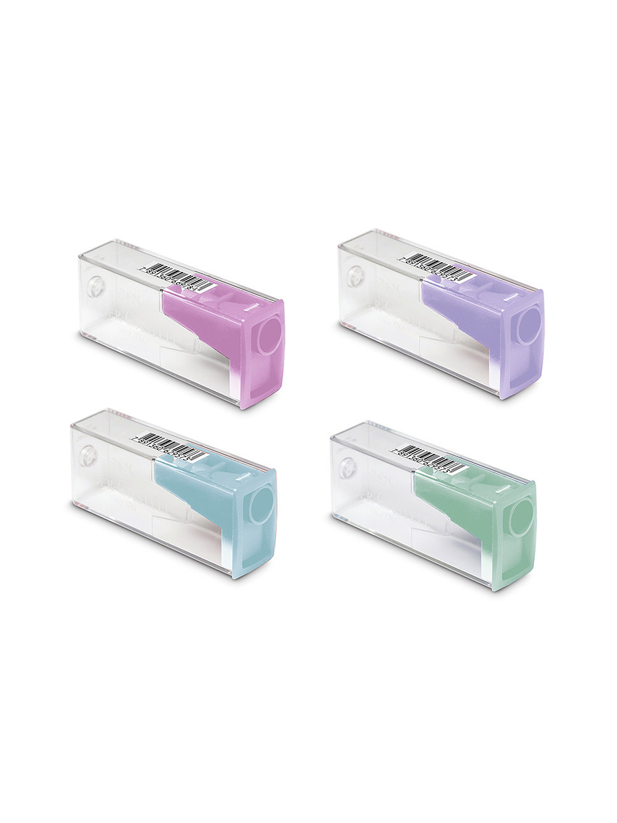 Tajalápiz Faber-Castell Con Deposito Pastel 1