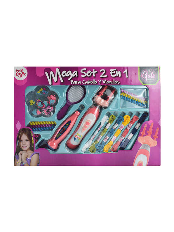 Mega Set 2 En 1 Para Cabello Y Manillas  1