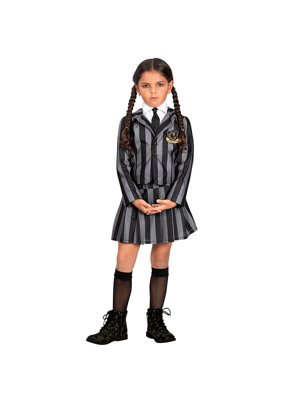 Disfraz De Uniforme De Colegio Gótico  1