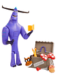 Monsters At Work El Bromista Tylor Tuskmon - Miniatura 1