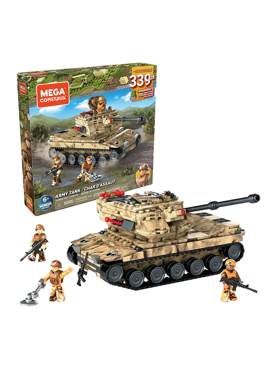 Mega Construx Tanque Militar  3