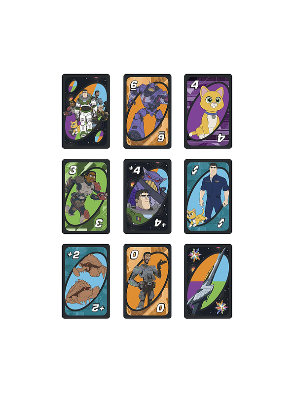 Cartas Uno Lightyear  5