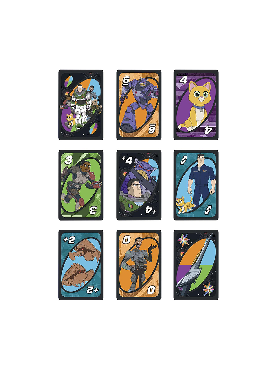 Cartas Uno Lightyear  5