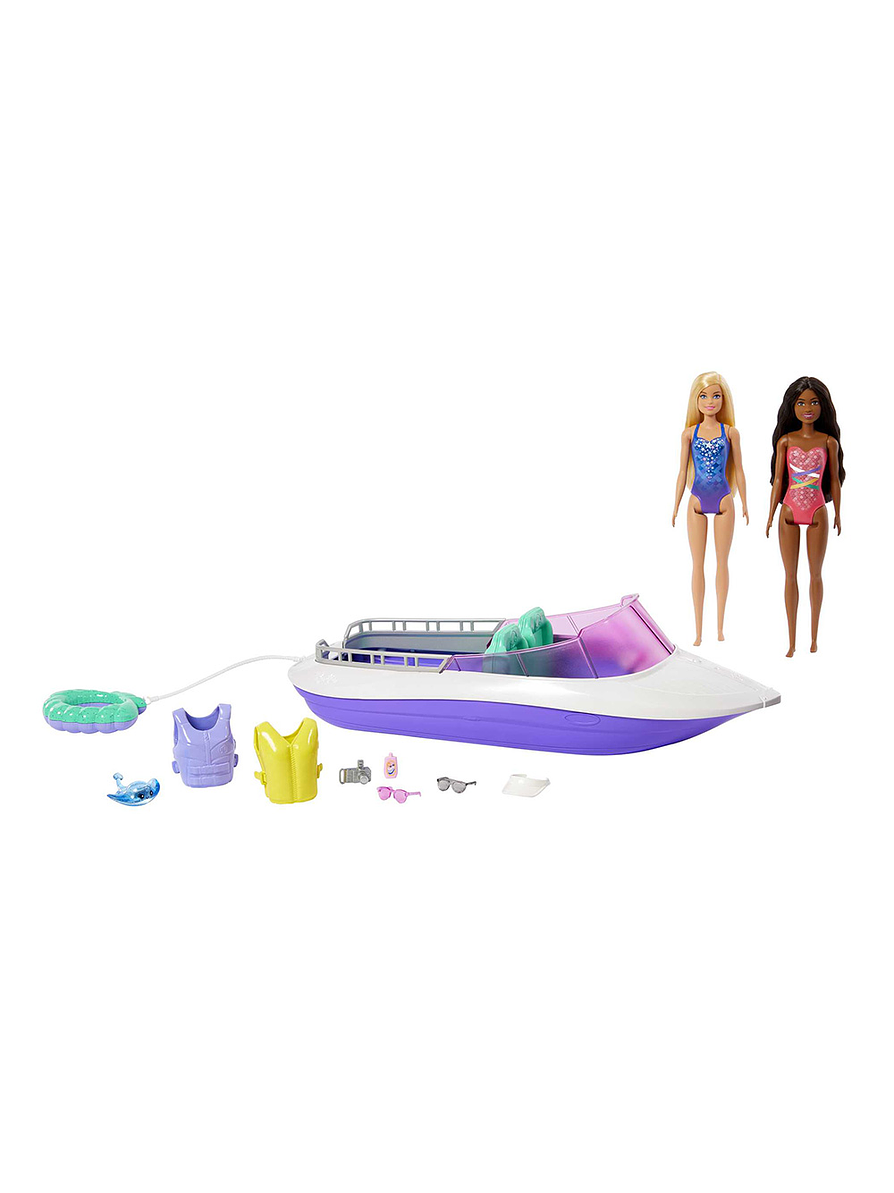 Barbie Poder De Sirena Con Bote  1