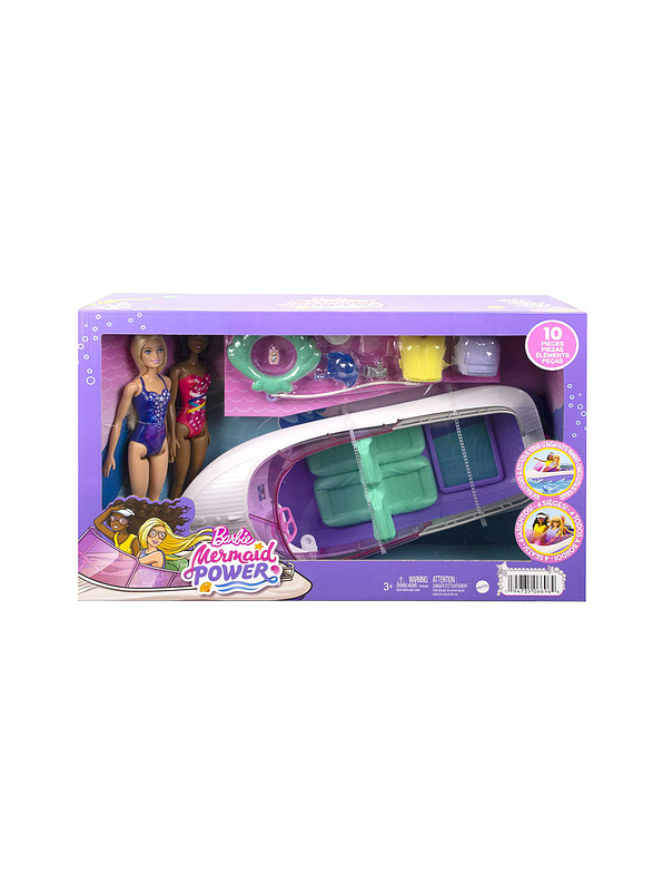 Barbie Poder De Sirena Con Bote  2