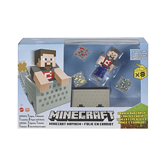 Minecraft figura lanza y choca 