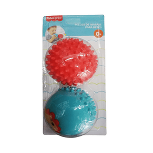 Set X 2 Pelotas Para Bebe Fisher-Price