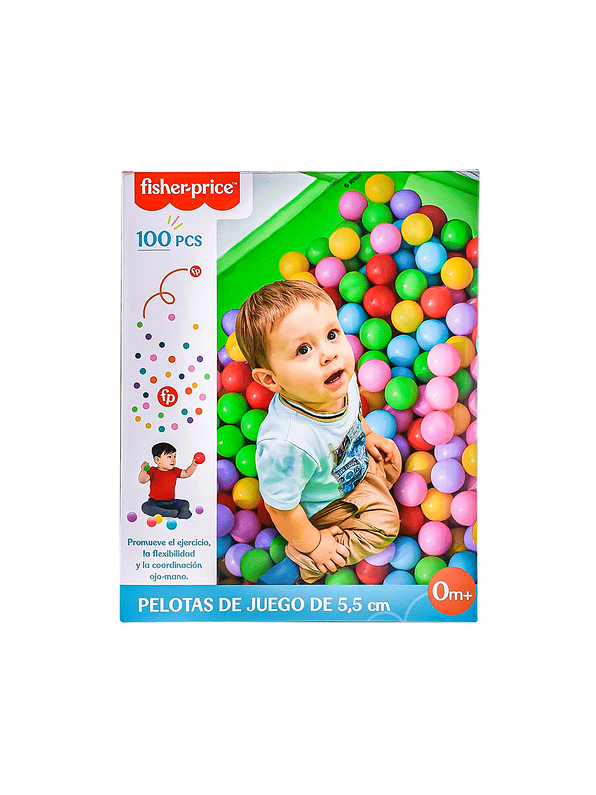 Fisher-Price Set De Pelotas Multicolor X 100 Unidades  1