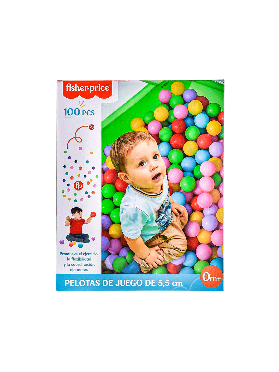 Fisher-Price Set De Pelotas Multicolor X 100 Unidades  1