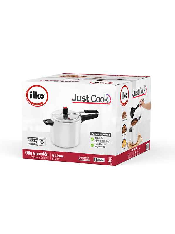 Olla A Presión 6 Litros Ilko  2