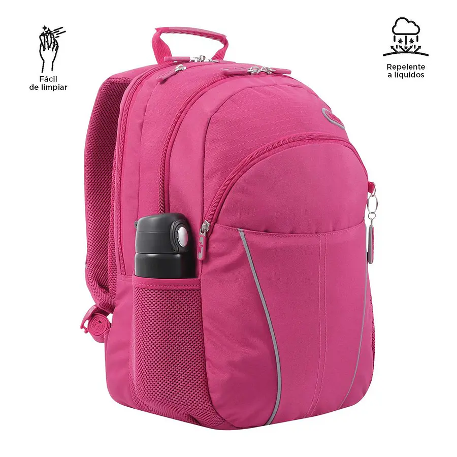 TOTTO Zaino Morral Crayoles Unisex - Rosa, Taglia Unica, Ergonomico Per Scuola E Ufficio