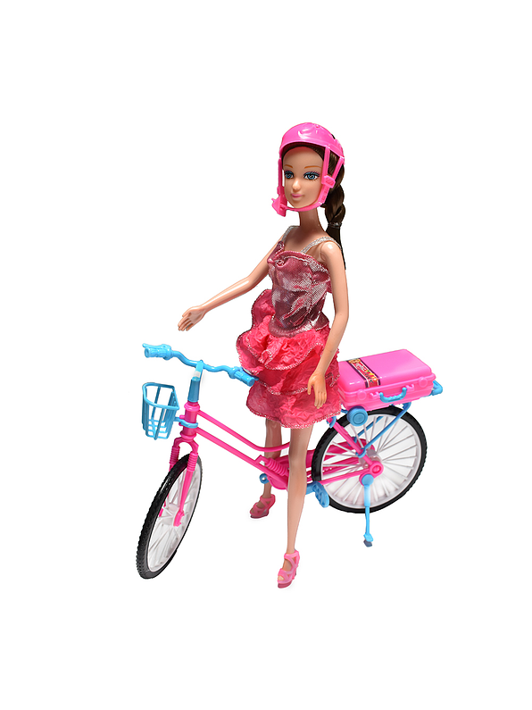 Debbie Muñeca Con Accesorios Y Bicicleta  1