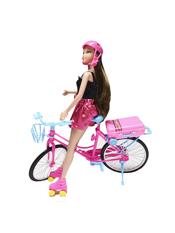 Debbie Muñeca Con Accesorios Y Bicicleta  2