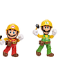 Super Mario Figura X2 Mario y Luigi Constructor  - Miniatura 1