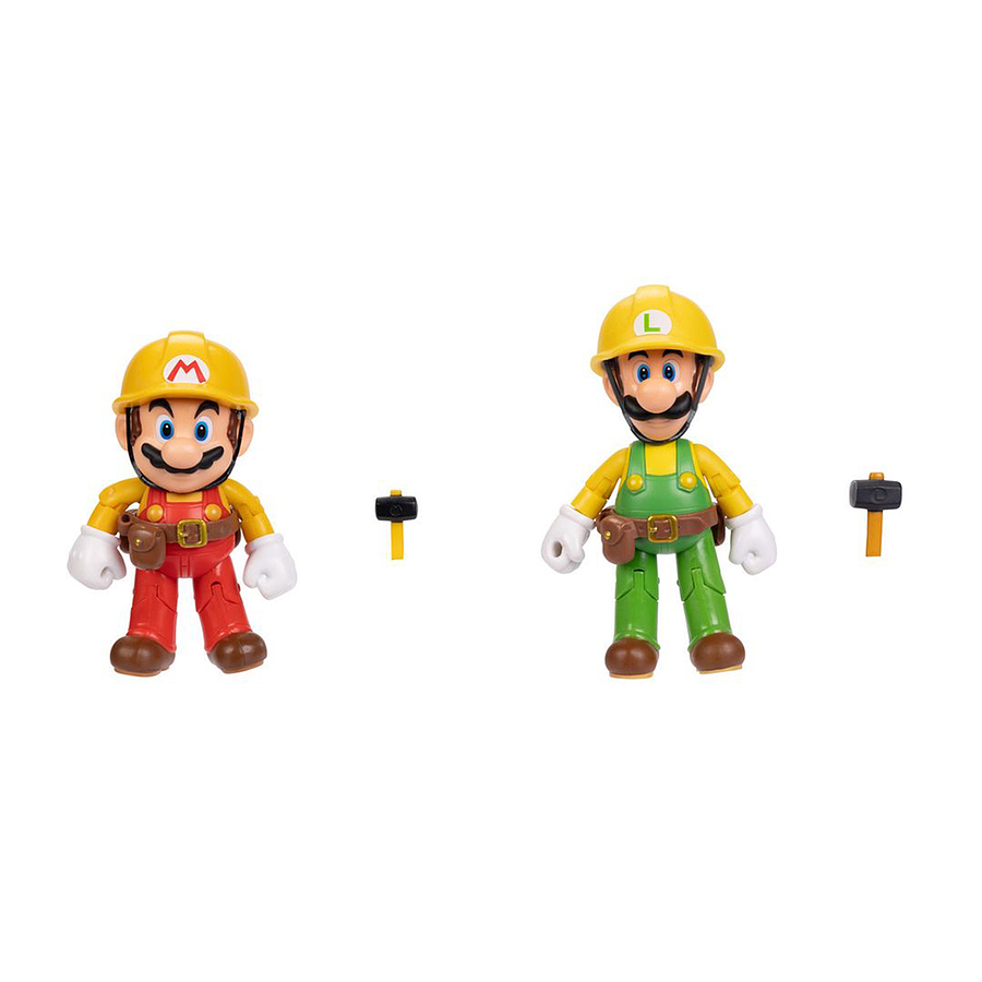 Super Mario Figura X2 Mario y Luigi Constructor  3