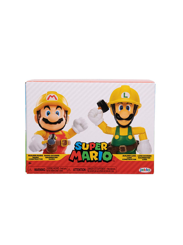 Super Mario Figura X2 Mario y Luigi Constructor  2