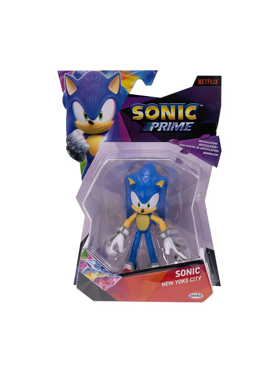 Sonic Prime Figura De Acción Articulada 5 Pulgadas 1
