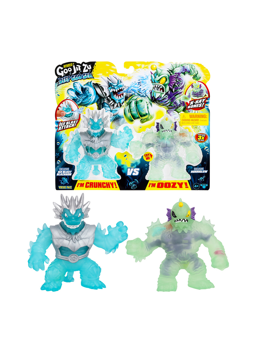 Héroes Of Goo Jit Zu Deep Goo Sea X 2 Unidades  7