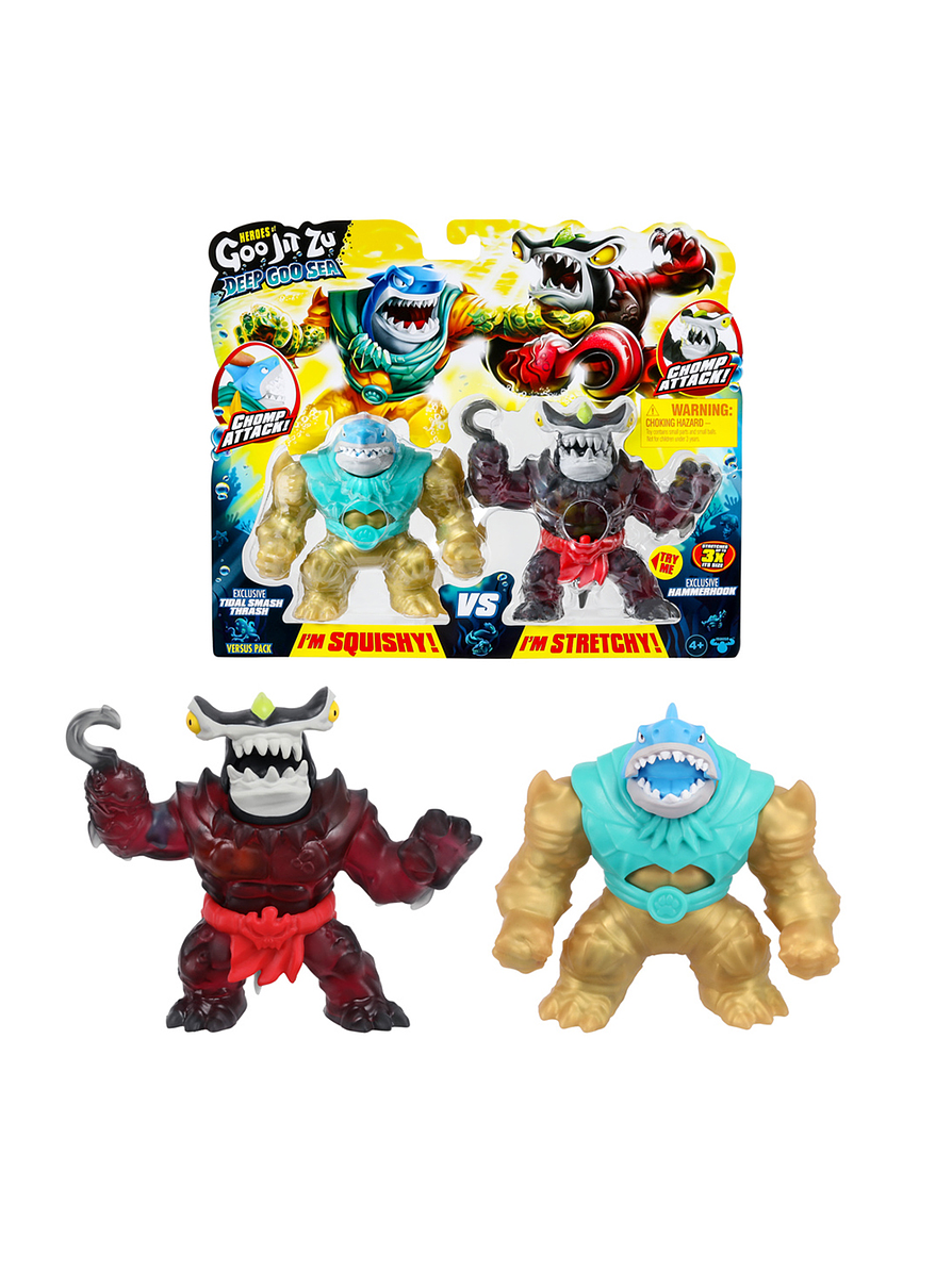 Héroes Of Goo Jit Zu Deep Goo Sea X 2 Unidades  2