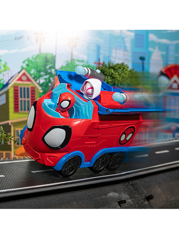 Spidey Vehículo De Lujo Transportador Giratorio  6