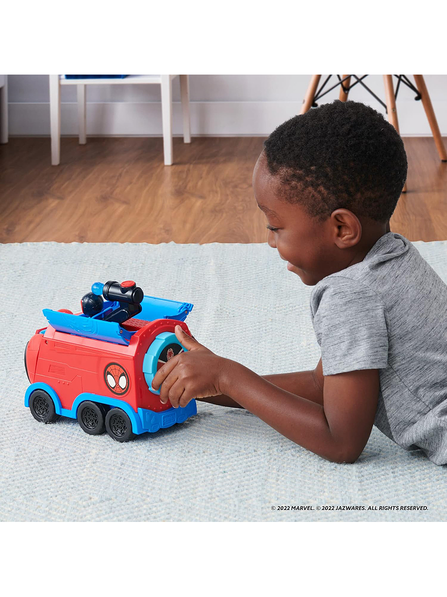 Spidey Vehículo De Lujo Transportador Giratorio  5