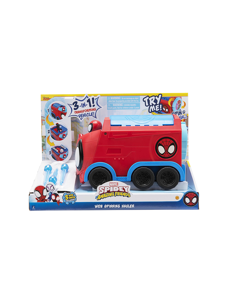 Spidey Vehículo De Lujo Transportador Giratorio  2