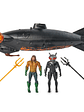 Aquaman Vehículo Con Aquaman Y Black Manta 4 - Miniatura 1
