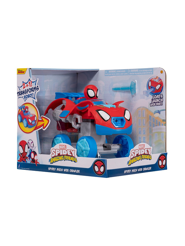 Spidey Vehículo 2 En 1 Mech Web Crawler  2