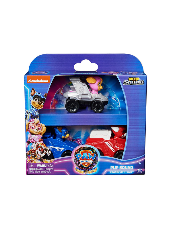 Paw Patrol Mighty Movie Pawket Set Vehículo  2