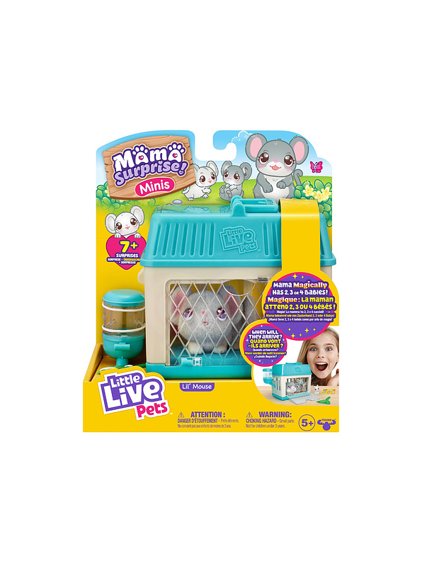 Little Live Pets Mamá Sorpresa Set Juego Mini Raton / Conejo 1