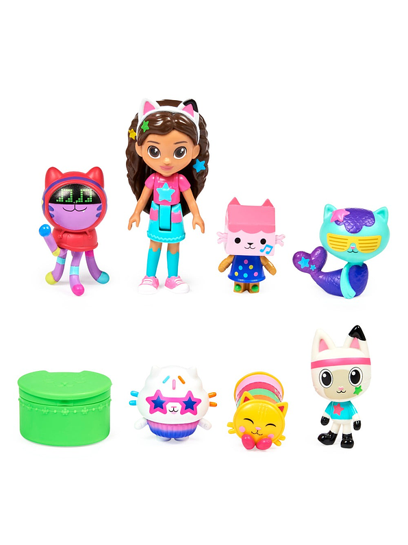 Gabby's DollHouse Set Figuras De Lujo Ed. Fiesta  1