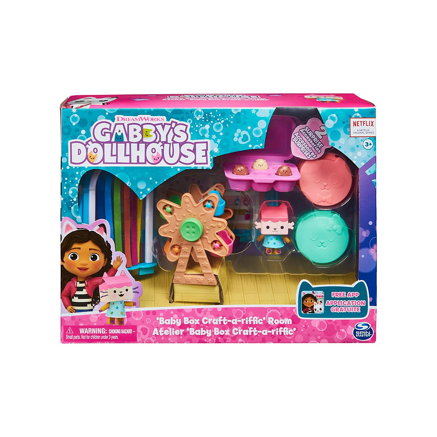 Gabby's DollHouse Set Cuarto De Juego   10