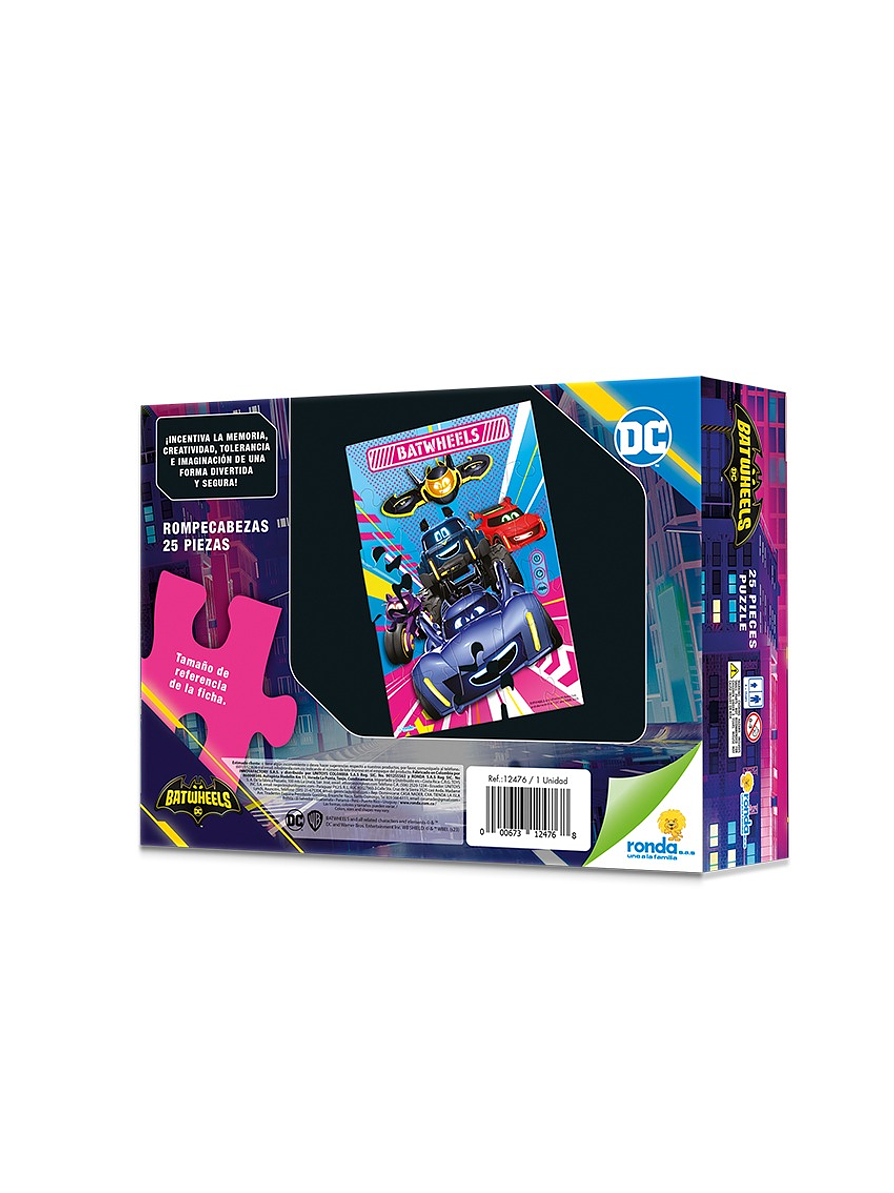 Rompecabezas X 25 Piezas Estándar Batwheels  3