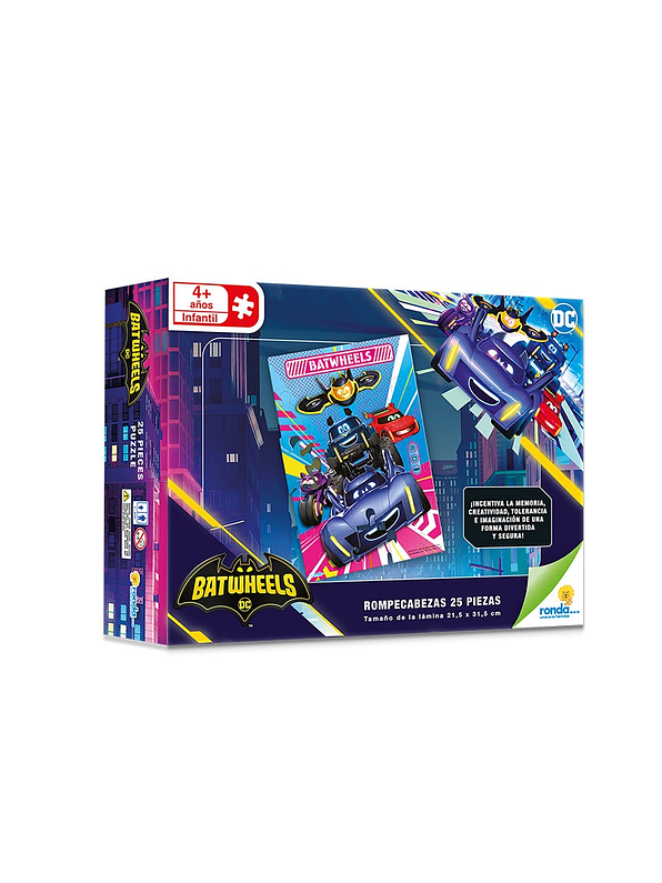 Rompecabezas X 25 Piezas Estándar Batwheels  1