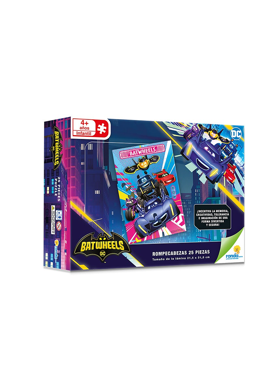 Rompecabezas X 25 Piezas Estándar Batwheels  1