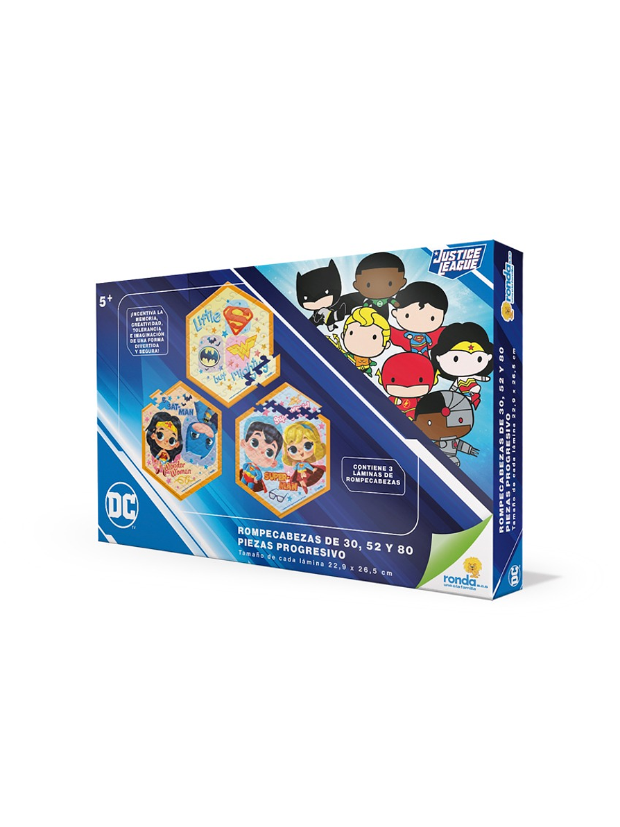 Rompecabezas Progresivo Liga De La Justicia  3