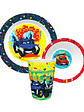 Set Vajilla Melamina X 3 Piezas Batwheels  - Miniatura 2